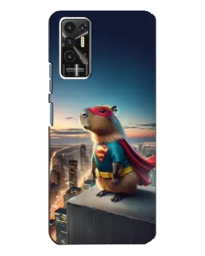 Чехол для TECNO Pova 2 (LE7n) с картинкой «Капи-мен супергерой» Чехол для TECNO Pova 2 (LE7n) с картинкой «Капи-мен супергерой»