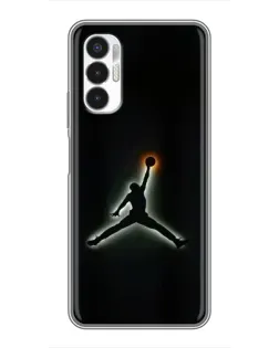 Чехол для TECNO POVA 3 (LF7n) с картинкой «Jordan Gradient Logo» Чехол для TECNO POVA 3 (LF7n) с картинкой «Jordan Gradient Logo»