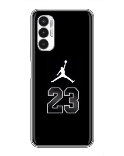 Чехол для TECNO POVA 3 (LF7n) с картинкой «Jordan Flight 23»