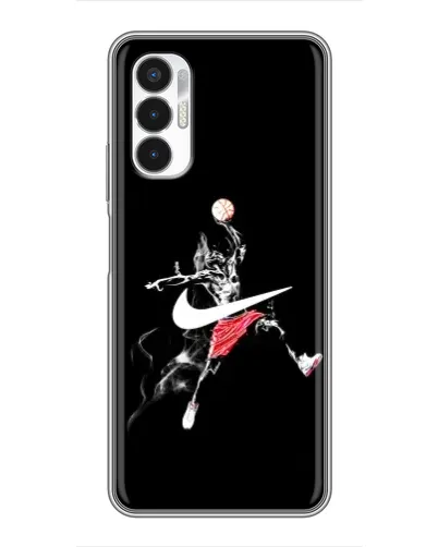 Чехол для TECNO POVA 3 (LF7n) с картинкой «Jordan Jumpman»