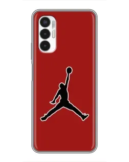 Чехол для TECNO POVA 3 (LF7n) с картинкой «Jordan Red Back» Чехол для TECNO POVA 3 (LF7n) с картинкой «Jordan Red Back»
