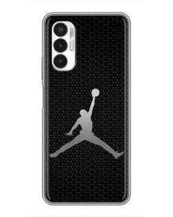 Чехол для TECNO POVA 3 (LF7n) с картинкой «Jordan Dark Carbon» Чехол для TECNO POVA 3 (LF7n) с картинкой «Jordan Dark Carbon»