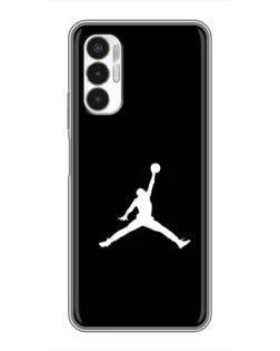 Чехол для TECNO POVA 3 (LF7n) с картинкой «Jordan Silhouette» Чехол для TECNO POVA 3 (LF7n) с картинкой «Jordan Silhouette»