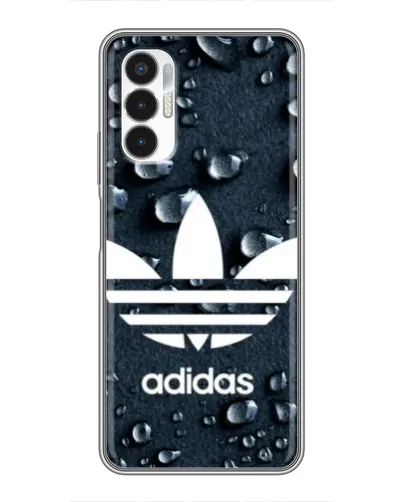 Чехол для TECNO POVA 3 (LF7n) с картинкой «Adidas Trefoil Blue» Чехол для TECNO POVA 3 (LF7n) с картинкой «Adidas Trefoil Blue»