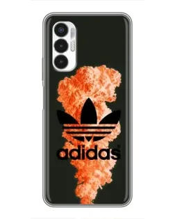 Чохол для TECNO POVA 3 (LF7n) з картинкою «Помаранчевий дим Adidas» Чохол для TECNO POVA 3 (LF7n) з картинкою «Помаранчевий дим Adidas»