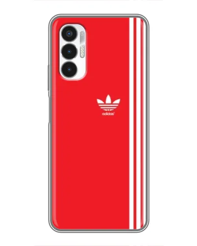 Чехол для TECNO POVA 3 (LF7n) с картинкой «Красный минимализм Adidas» Чехол для TECNO POVA 3 (LF7n) с картинкой «Красный минимализм Adidas»