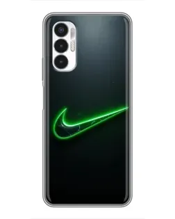 Чехол для TECNO POVA 3 (LF7n) с картинкой «Неоновый контур Nike» Чехол для TECNO POVA 3 (LF7n) с картинкой «Неоновый контур Nike»