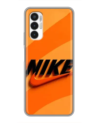 Чехол для TECNO POVA 3 (LF7n) с картинкой «Оранжевый драйв Nike» Чехол для TECNO POVA 3 (LF7n) с картинкой «Оранжевый драйв Nike»
