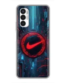 Чехол для TECNO POVA 3 (LF7n) с картинкой «Техногенный стиль Nike» Чехол для TECNO POVA 3 (LF7n) с картинкой «Техногенный стиль Nike»