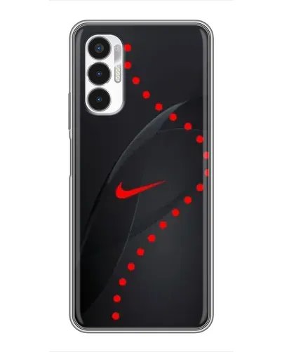 Чехол для TECNO POVA 3 (LF7n) с картинкой «Абстрактный дизайн Nike» Чехол для TECNO POVA 3 (LF7n) с картинкой «Абстрактный дизайн Nike»