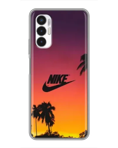 Чехол для TECNO POVA 3 (LF7n) с картинкой «Nike на закате солнца» Чехол для TECNO POVA 3 (LF7n) с картинкой «Nike на закате солнца»