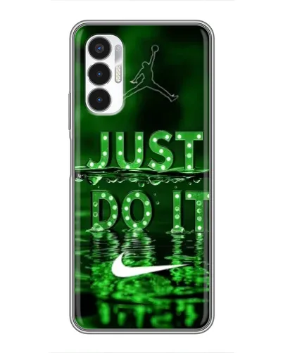 Чехол для TECNO POVA 3 (LF7n) с картинкой «Зеленый неоновый Nike» Чехол для TECNO POVA 3 (LF7n) с картинкой «Зеленый неоновый Nike»