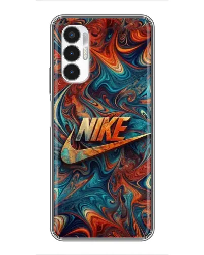 Чехол для TECNO POVA 3 (LF7n) с картинкой «Nike в абстракции» Чехол для TECNO POVA 3 (LF7n) с картинкой «Nike в абстракции»