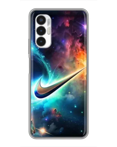 Чехол для TECNO POVA 3 (LF7n) с картинкой «Космический Nike Swoosh» Чехол для TECNO POVA 3 (LF7n) с картинкой «Космический Nike Swoosh»