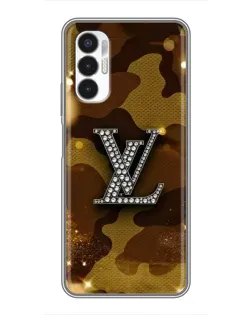 Чехол для TECNO POVA 3 (LF7n) с картинкой «Камуфляжный Louis Vuitton»
