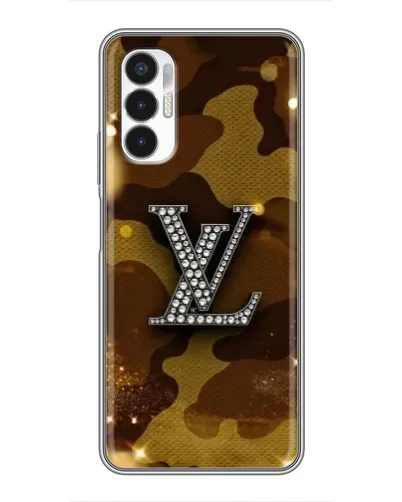 Чехол для TECNO POVA 3 (LF7n) с картинкой «Камуфляжный Louis Vuitton»