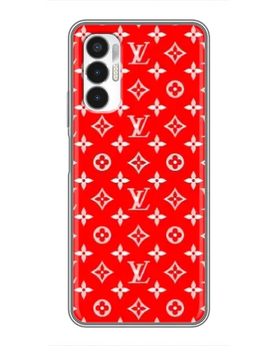 Чехол для TECNO POVA 3 (LF7n) с картинкой «Яркий паттерн LV»
