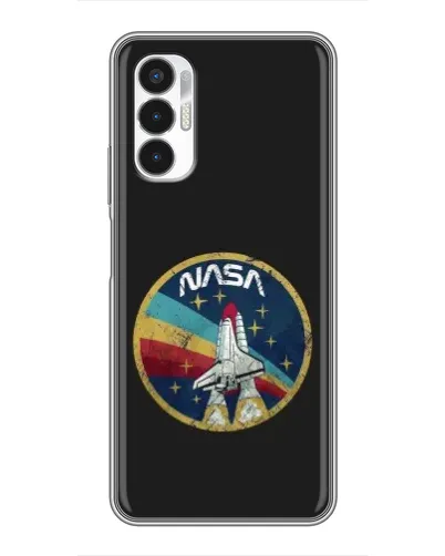 Чехол для TECNO POVA 3 (LF7n) с картинкой «NASA — эмблема миссии»