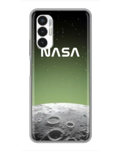 Чехол для TECNO POVA 3 (LF7n) с картинкой «NASA — лунный градиент»