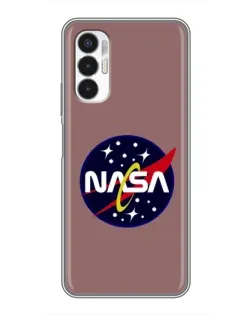 Чехол для TECNO POVA 3 (LF7n) с картинкой «NASA — ретро космос» Чехол для TECNO POVA 3 (LF7n) с картинкой «NASA — ретро космос»