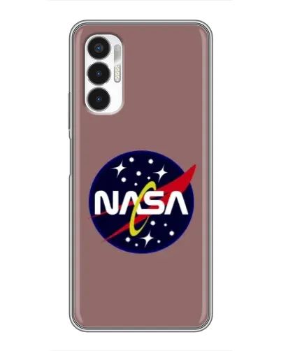 Чехол для TECNO POVA 3 (LF7n) с картинкой «NASA — ретро космос»