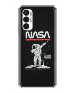 Чехол для TECNO POVA 3 (LF7n) с картинкой «NASA — шагаем по Луне» Чехол для TECNO POVA 3 (LF7n) с картинкой «NASA — шагаем по Луне»