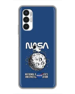 Чехол для TECNO POVA 3 (LF7n) с картинкой «NASA — лунная миссия» Чехол для TECNO POVA 3 (LF7n) с картинкой «NASA — лунная миссия»