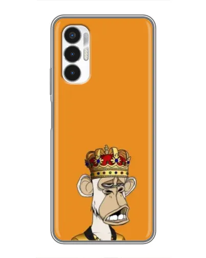 Чехол для TECNO POVA 3 (LF7n) с картинкой «Золотая обезьяна Bored Ape»