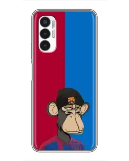 Чехол для TECNO POVA 3 (LF7n) с картинкой «Bored Ape — фанат Барсы» Чехол для TECNO POVA 3 (LF7n) с картинкой «Bored Ape — фанат Барсы»
