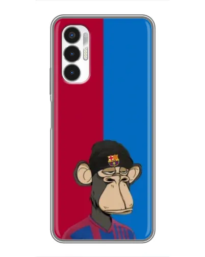 Чехол для TECNO POVA 3 (LF7n) с картинкой «Bored Ape — фанат Барсы»