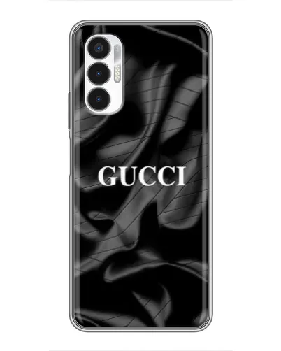 Чехол для TECNO POVA 3 (LF7n) с картинкой «Gucci — шелковые волны»