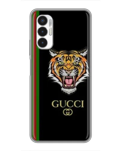 Чехол для TECNO POVA 3 (LF7n) с картинкой «Тигр Gucci»