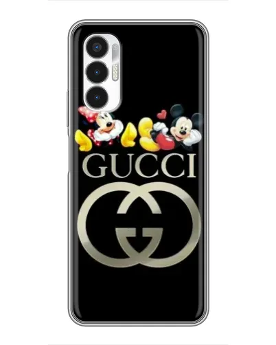 Чехол для TECNO POVA 3 (LF7n) с картинкой «Gucci — герои Disney»