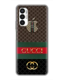 Чехол для TECNO POVA 3 (LF7n) с картинкой «Gucci — брендированный десерт»