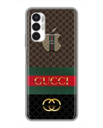 Чехол для TECNO POVA 3 (LF7n) с картинкой «Gucci — брендированный десерт»