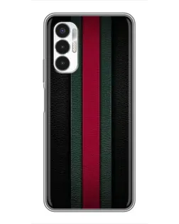 Чехол для TECNO POVA 3 (LF7n) с картинкой «Gucci — неоновая линия»