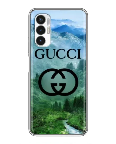 Чехол для TECNO POVA 3 (LF7n) с картинкой «Gucci — горный пейзаж»