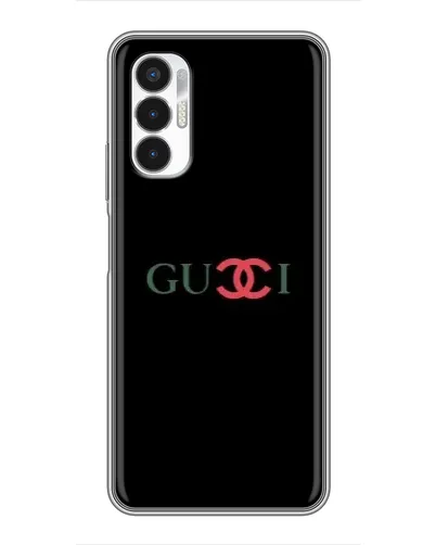Чехол для TECNO POVA 3 (LF7n) с картинкой «Gucci — красный градиент»