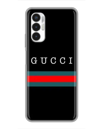 Чехол для TECNO POVA 3 (LF7n) с картинкой «Gucci — красный пояс»