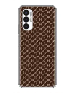 Чехол для TECNO POVA 3 (LF7n) с картинкой «Gucci — шоколадная сетка»