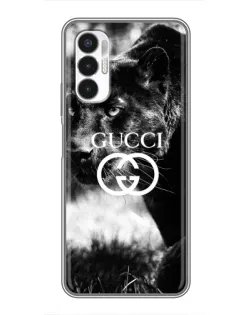 Чехол для TECNO POVA 3 (LF7n) с картинкой «Gucci — дикая природа»