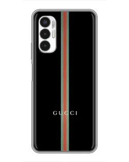 Чехол для TECNO POVA 3 (LF7n) с картинкой «Gucci — строгая линия»