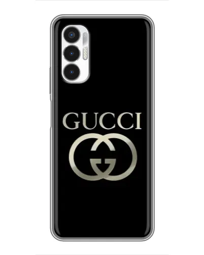 Чехол для TECNO POVA 3 (LF7n) с картинкой «Gucci — золото на черном» Чехол для TECNO POVA 3 (LF7n) с картинкой «Gucci — золото на черном»