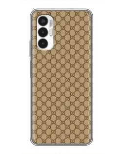 Чехол для TECNO POVA 3 (LF7n) с картинкой «Gucci — классический беж»