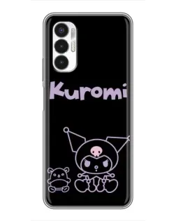 Чохол для TECNO POVA 3 (LF7n) з картинкою «Kuromi — чорний мінімалізм»