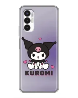Чохол для TECNO POVA 3 (LF7n) з картинкою «Kuromi — фіолетовий арт»