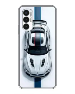 Чехол для TECNO POVA 3 (LF7n) с картинкой «Вид сверху — BMW M» Чехол для TECNO POVA 3 (LF7n) с картинкой «Вид сверху — BMW M»