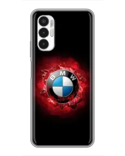 Чехол для TECNO POVA 3 (LF7n) с картинкой «Логотип BMW — вспышка»