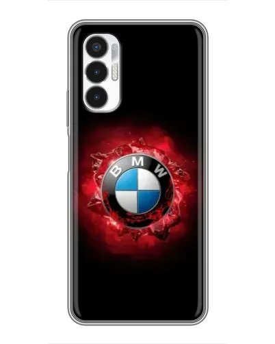 Чехол для TECNO POVA 3 (LF7n) с картинкой «Логотип BMW — вспышка»