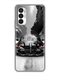 Чехол для TECNO POVA 3 (LF7n) с картинкой «BMW — акварельный дрифт»
